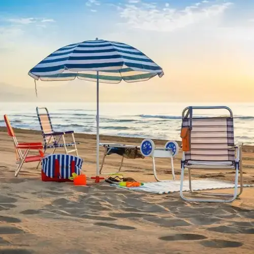 CARRITO DE PLAYA ALUMINIO MOR AZUL O NEGRO HASTA 15kg 105x50x45cm - imagen 4