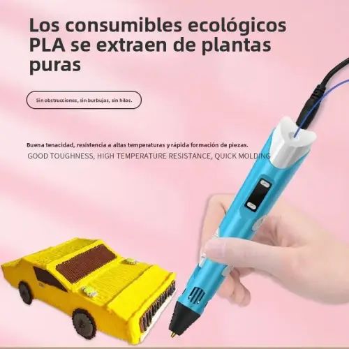 LAPICERA 3D CON FILAMENTO PLA/ABS DISPLAY LCD 5V 2A - imagen 3