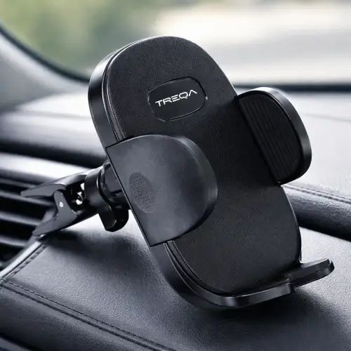 SOPORTE DE CELULAR PARA AUTO TIPO CLIP TREQA 360° - imagen 2