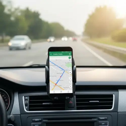 SOPORTE DE CELULAR PARA AUTO TIPO CLIP TREQA 360° - imagen 3