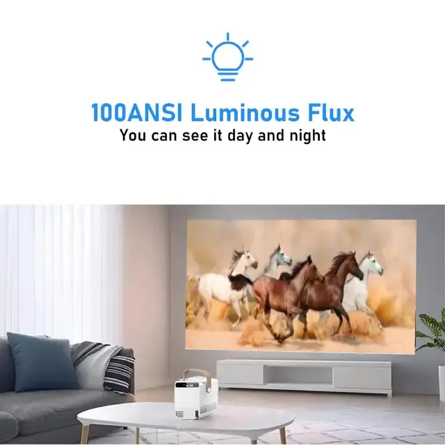 Proyector Led Portátil Smart M800 - imagen 2