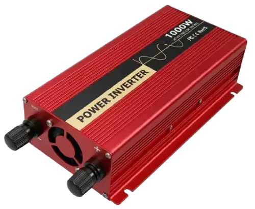 INVERSOR CONVERTIDOR DE CORRIENTE ALUMINIO 12V DC 220V AC 1000W - imagen principal