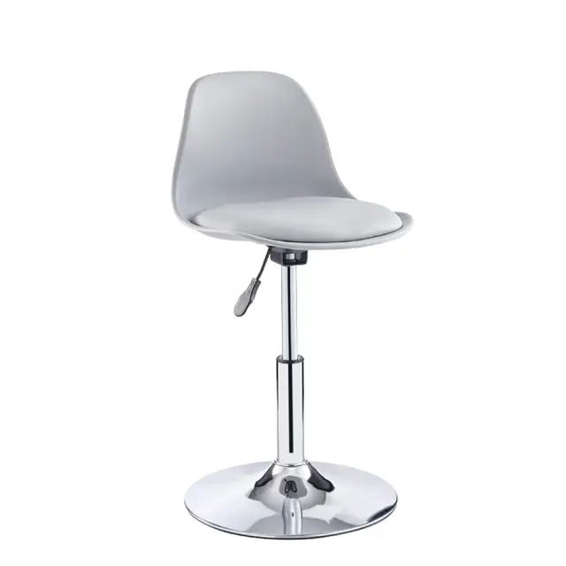Silla De Bar Giratoria Elegante Con Altura Ajustable