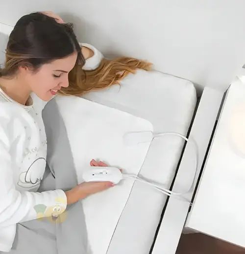 Calienta Cama Eléctrico 1 Plaza 150 X 70cm Varios Colores Cuadrille - imagen 3