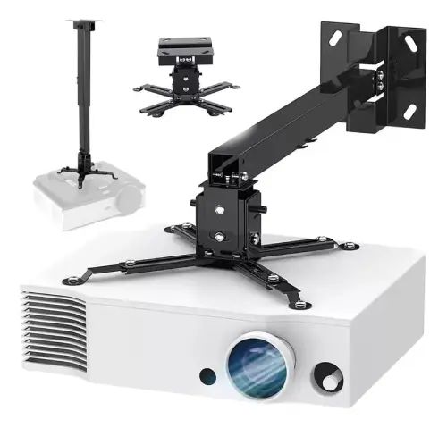 SOPORTE PLEGABLE DE TECHO Y PARED PARA PROYECTOR HIERRO MIN. 43cm MAX 65cm 25kgs +15° / -15° - imagen 4