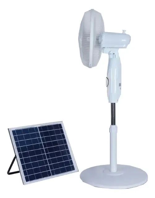 Ventilador De Pie Con Panel Solar - imagen 2