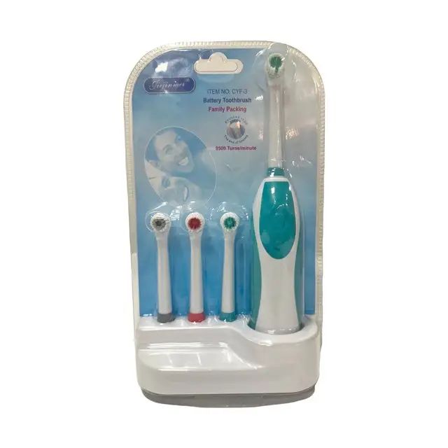 Cepillo De Dientes Electrico 360 Grados con Base y Repuestos