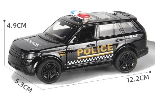CAMIONETAS POLICÍA EN MINIATURA 12.2x5.3x4.9cm --- 12 UNIDADES - imagen 3