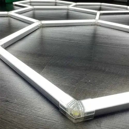 MÓDULO LED HEXAGONAL 2 PANELES BLANCO FRÍO ABS 77W 1.2x0.6mts - imagen 2