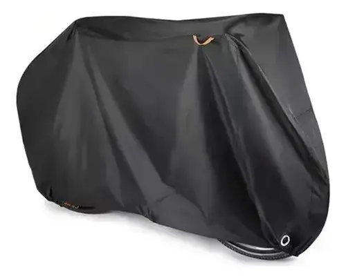 Funda Impermeable Para Bicicleta Con Forro Talle S Llanta Color Negro - imagen 2