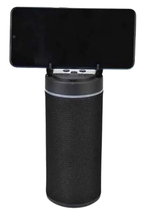 Parlante Mini Tubo Bluetooth Recargable con Soporte para Celular - imagen 2