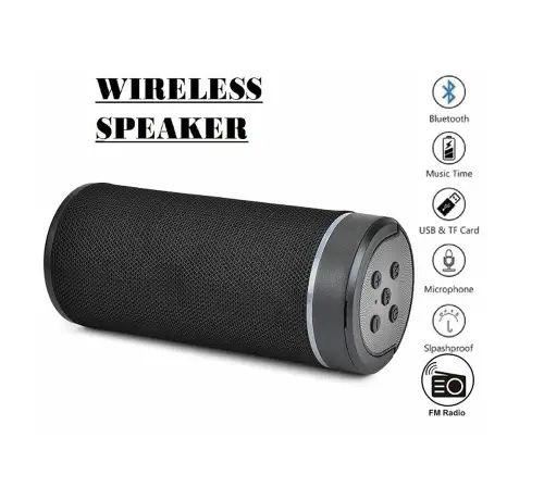 Parlante Mini Tubo Bluetooth Recargable con Soporte para Celular - imagen 3