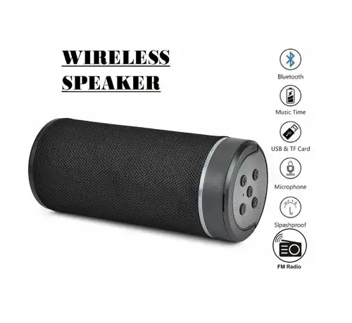 Parlante Mini Tubo Bluetooth Recargable con Soporte para Celular - imagen 3