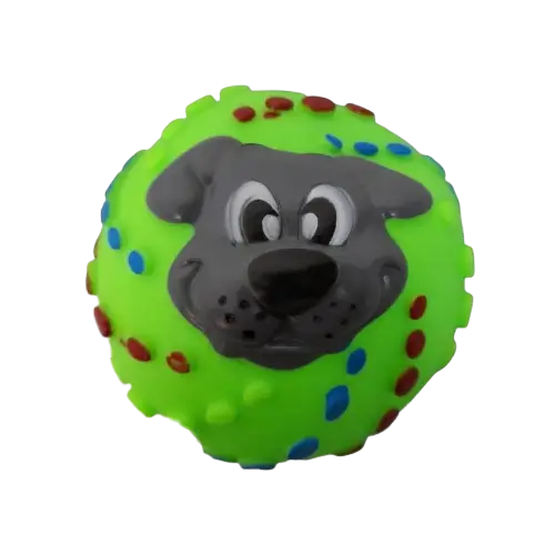 Pelota con cara de Perro en Varios Colores Pet Toy - imagen 2
