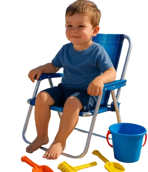 SILLA INFANTIL  MOR ALUMINIO