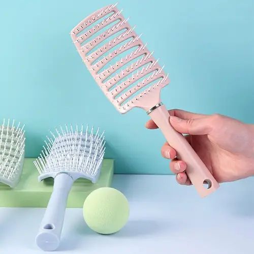 Cepillo de Pelo Curvo para Secado Rápido y Desenredar - imagen 2