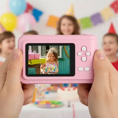 CÁMARA DIGITAL INSTANTÁNEA PARA NIÑOS 2.4" Micro SD 32GB VGA/30fps/1mp/JPG 1800mAh 10.8x8.1x4.5cm - imagen 2