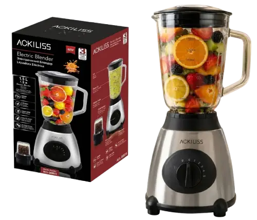 LICUADORA ACKILISS 1.5L 1000W  - imagen 2