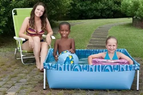 PISCINA INFANTIL ESTRUCTURAL MOR 400L 110x110x33cm - imagen 4