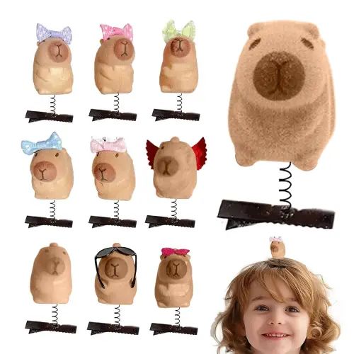 CAPIBARA RESORTE PARA CABELLO BOLSA DE 100 UNIDADES - imagen 2