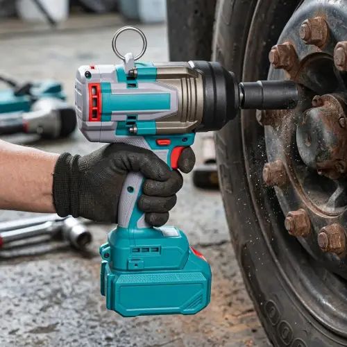 LLAVE DE IMPACTO INALÁMBRICA 1360Nm ¾" S/CARBONES 42V C/CARGADOR, MALETÍN Y 2 BATERÍAS 2.5Ah INDUSTRIAL - imagen 2