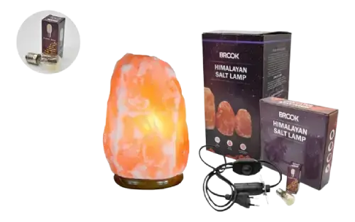 Lámpara de Sal Himalaya 2-3kg Con Dimmer Para Regular La Intensidad - imagen principal