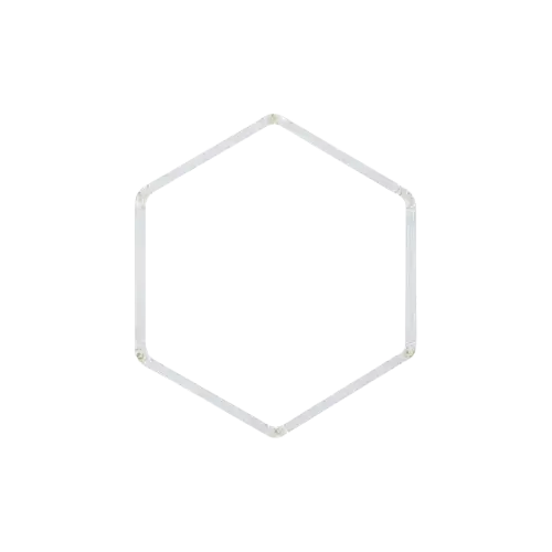MÓDULO LED HEXAGONAL 1 PANEL BLANCO FRÍO ABS 42W 0.95x0.83mts - imagen principal