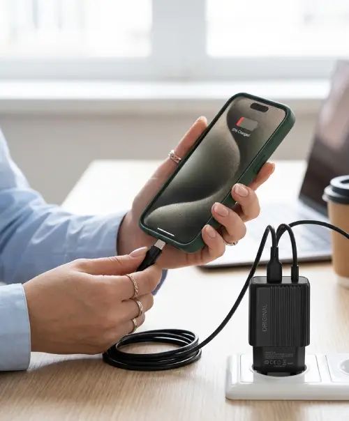 Cargador con cable tipo C - imagen 2