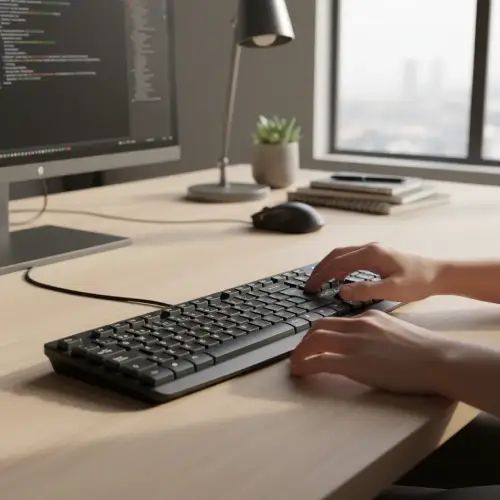 TECLADO CON CABLE EN ESPAÑOL - imagen 2