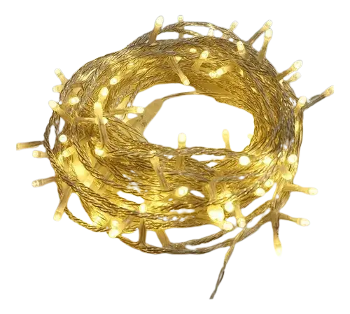 Luces decorativas luz blanca calida 100 LED/220v - imagen 2