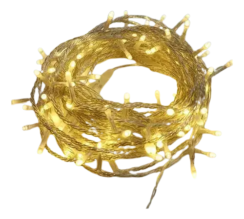 Luces decorativas luz blanca calida 100 LED/220v - imagen 2