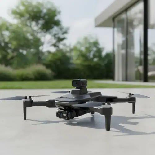 DRONE CON SENSOR ANTICHOQUE Y 2 CÁMARAS 1080p 1800mAh 3.7V 10M 26.5x26.5cm - imagen 4
