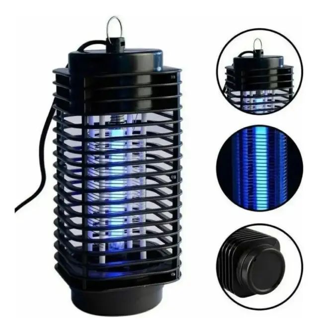 Lampara Electrica Mata Mosquitos Zancudos Moscas Insectos - imagen 2
