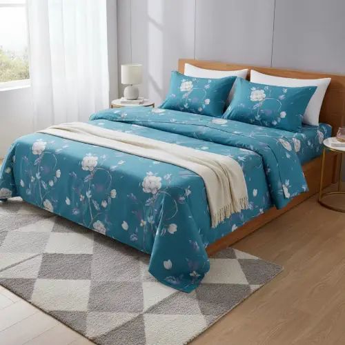 Juego de sábanas estampadas 175cm Queen 4 piezas - imagen 3