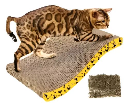 Rascador de Gato ONDULADO (43x18x4cm) - imagen 2