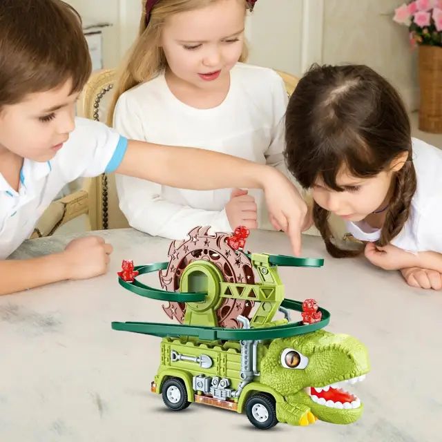 Camión Monstruo de Dinosaurio con Pista de Acción - imagen 2