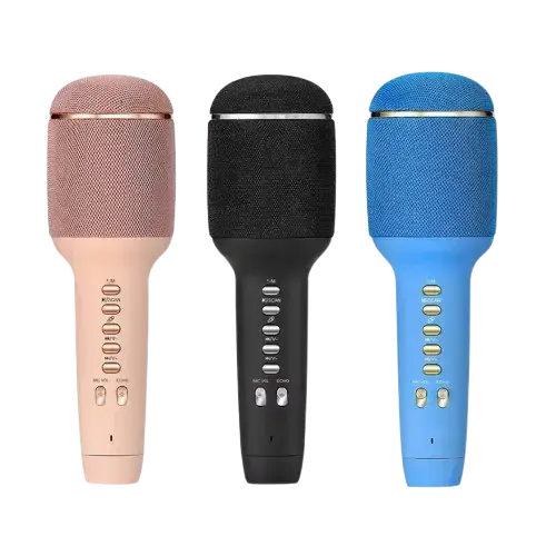 MICRÓFONO INALÁMBRICO PARA KARAOKE CON ALTAVOZ 1200mAh 5W - imagen 1