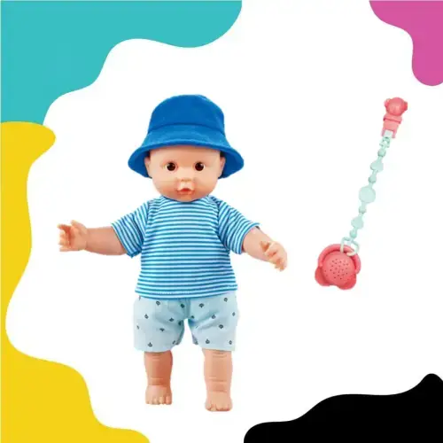 Muñeco Bebe Con Sonido Y Chupete - imagen 2