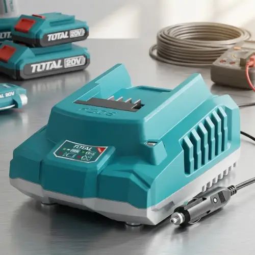 CARGADOR RÁPIDO 2A 12-24V PARA BATERÍAS LITIO-ION 20V INDUSTRIAL - imagen 2