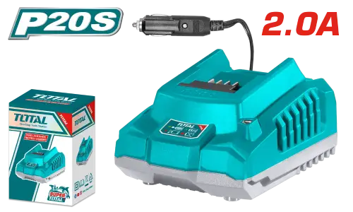 CARGADOR RÁPIDO 2A 12-24V PARA BATERÍAS LITIO-ION 20V INDUSTRIAL - imagen 4