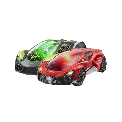 AUTO A CONTROL REMOTO LUCES LED SONIDO 360° 21x10x6cm - imagen 1