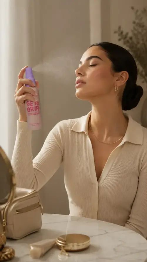 FIJADOR DE MAQUILLAJE GET A GRIP! HIDRATANTE 60ml FIJA HASTA 12hrs - imagen 3