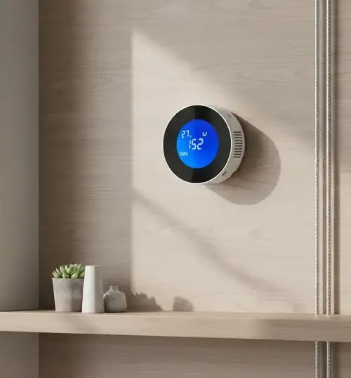DETECTOR DE GAS WI-FI CON APP TUYA 10×10×3,5cm - imagen 2