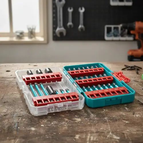 KIT/SET 49 PUNTAS Y MECHAS HEX ¼" PARA ATORNILLADOR DE IMPACTO INDUSTRIAL - imagen 3