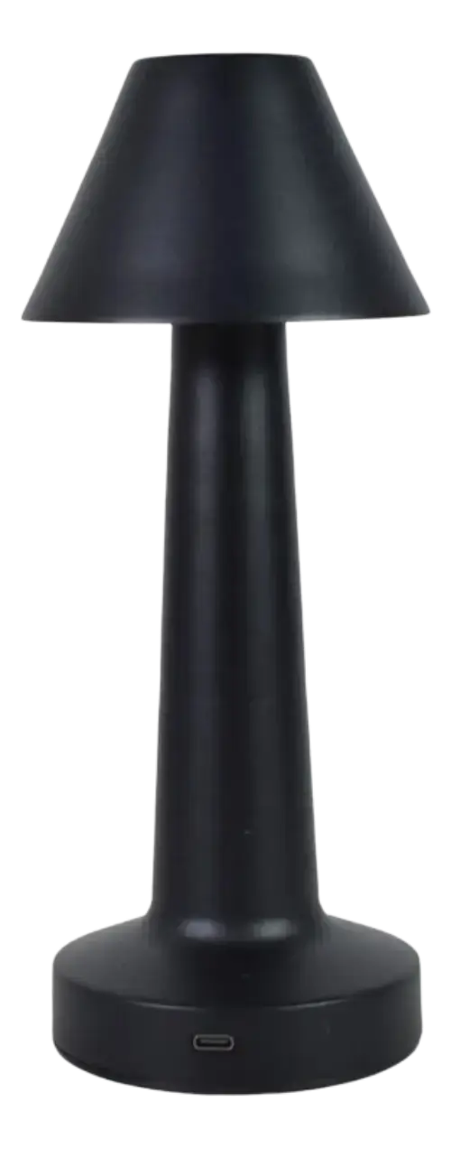 LÁMPARA LED DE MESA TÁCTIL RECARGABLE FRÍA CÁLIDA Y NATURAL HIERRO GALVANIZADO 1200mAh 3W 24x9cm - imagen principal