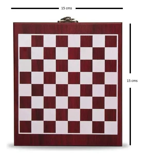 Set De Vino 5 En 1 En Caja De Madera Y Elegante Ajedrez - imagen 2