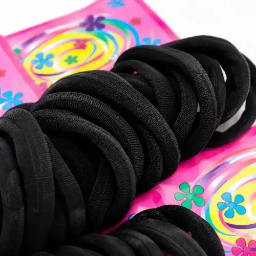 GOMITAS DE PELO NEGRAS --- 72 UNIDADES - imagen 3