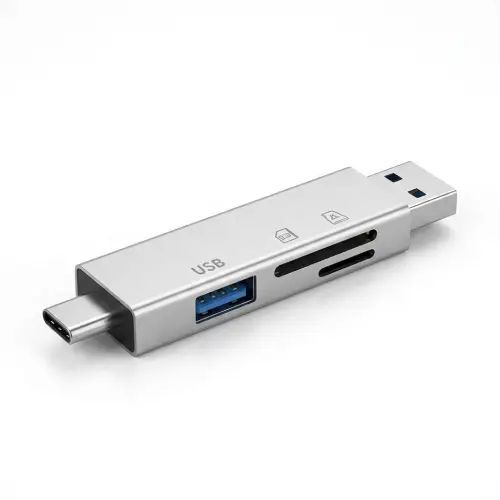 Adaptador Usb – C y puerto para tarjeta de memoria - imagen 2