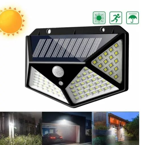 Foco Solar LED Sensor Movimiento - imagen 2