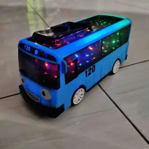 AUTOBÚS INFANTIL MOVIMIENTO Y LUCES 21x9x10cm - imagen 4